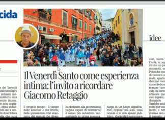 Il Venerdì Santo come esperienza intima: l’invito a ricordare Giacomo Retaggio