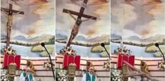 La croce caduta sull’altare e l’ultima Messa di padre Patricio